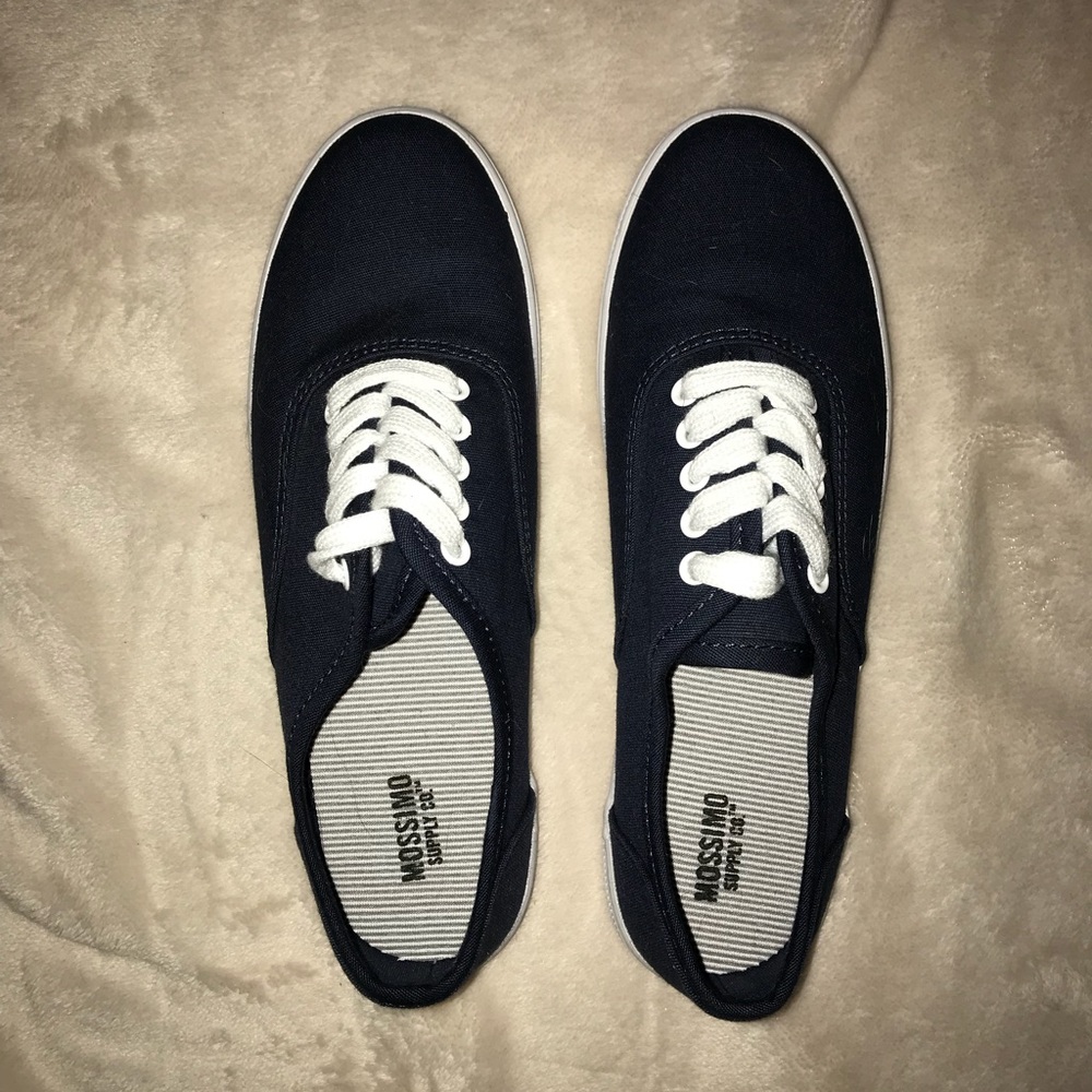 Dark blue shoes